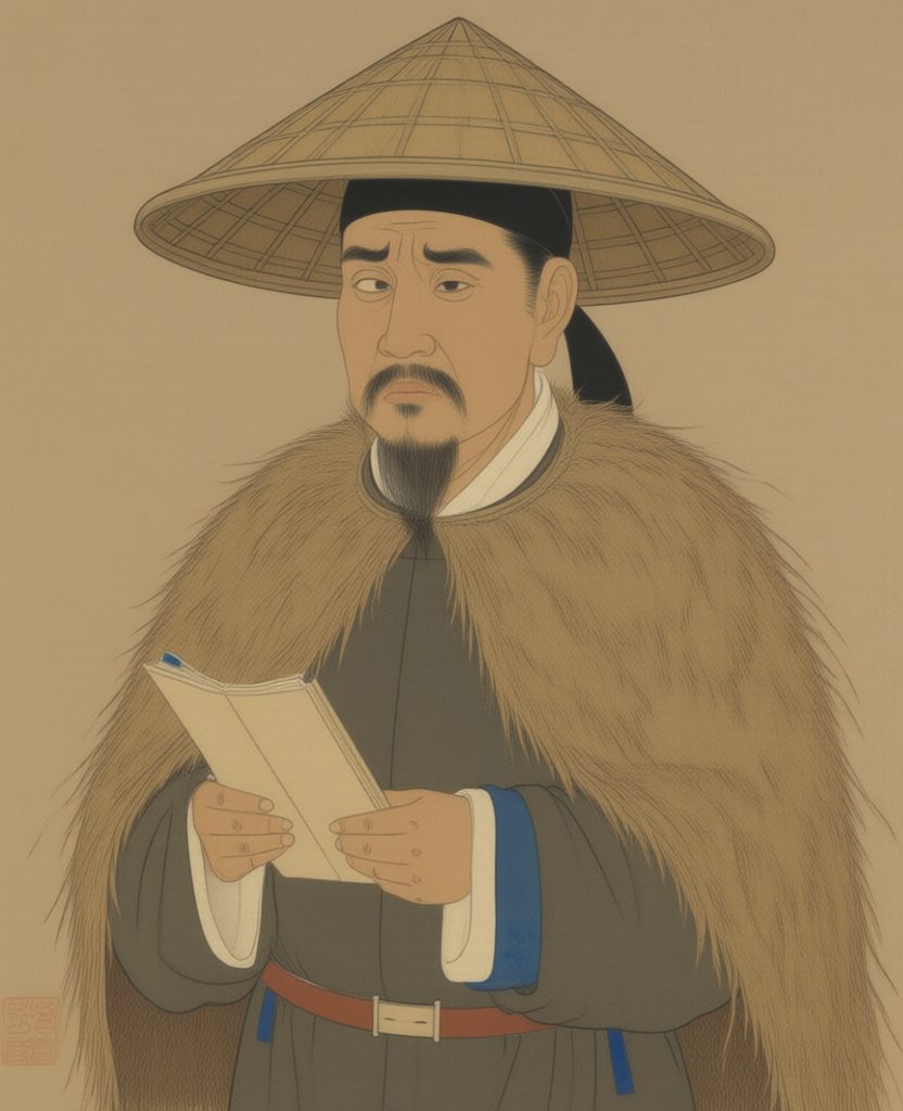 The patriarch dressed for the road